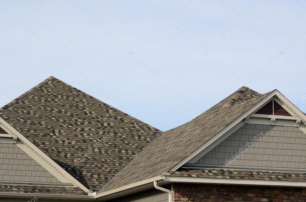 Iicture Hip Roofs Asphalt Shingles On A Hip Roof Stock Photo