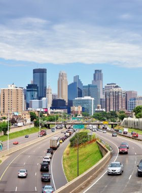 Minneapolis Minnesota şehir manzarası