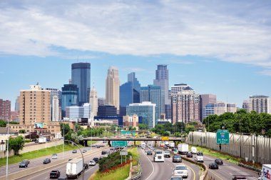 Minneapolis Minnesota şehir manzarası