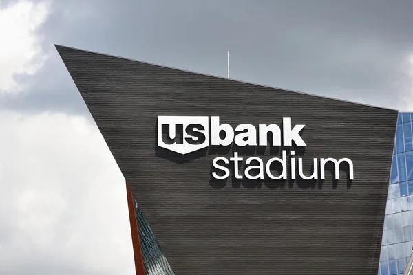 Minnesota Vikings ons Bank stadion in Minneapolis — Stockfoto