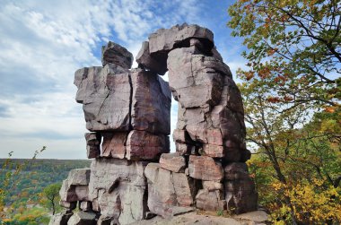 Şeytanlar kapı Wisconsin'ın Devils Lake State Park
