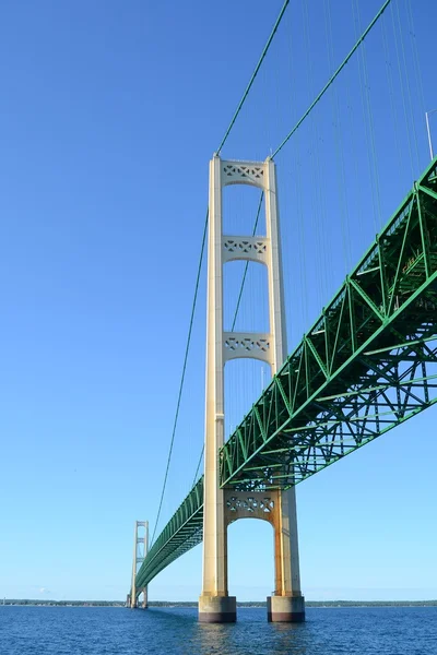 Michigan'ın Mackinac Köprüsü — Stok fotoğraf