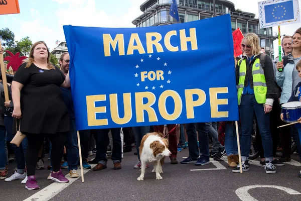 March for europe — Stock Photo, Image