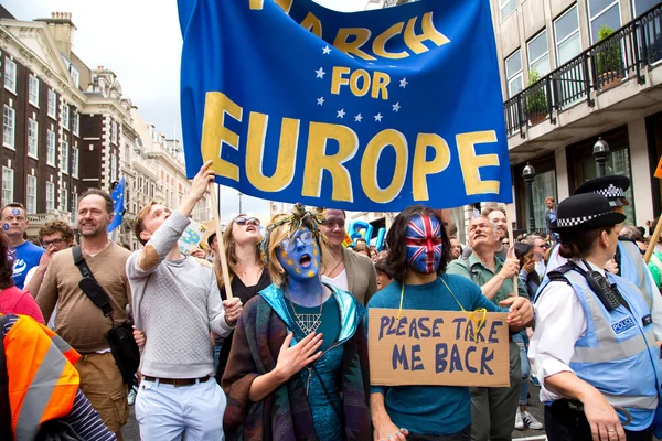 Marca dla Europy w Londynie — Zdjęcie stockowe