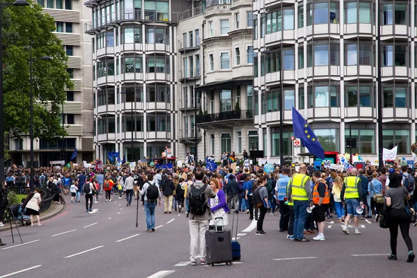 Marcha pela Europa em Londres — Fotografia de Stock