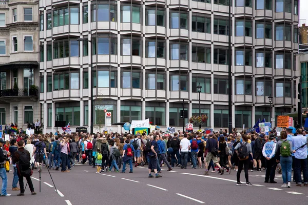 Marcha pela Europa em Londres — Fotografia de Stock
