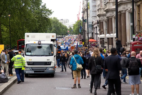 Marcha por Europa en Londres —  Fotos de Stock