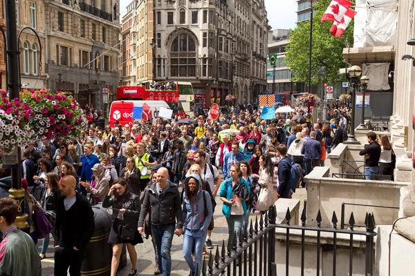 March for europe in London — Stock Photo, Image