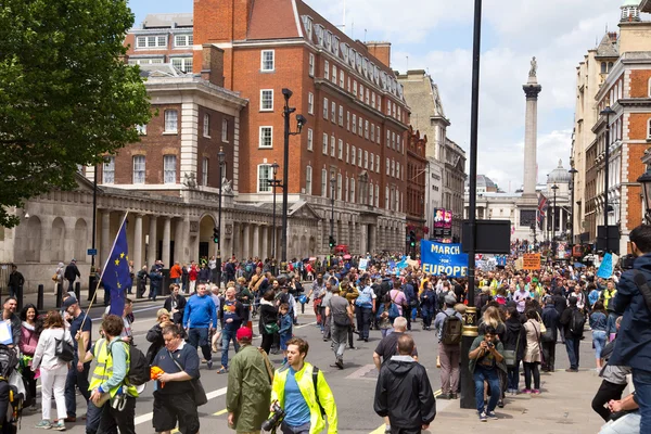 Marcha por Europa en Londres — Foto de Stock