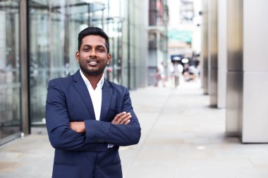 bir Hint iş adamı portresi