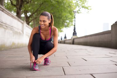 Londra'da egzersiz fitness kadın
