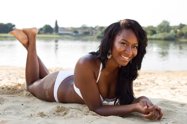 Young woman wearing a bikini — Stock Photo, Image