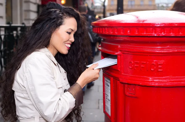 Posting letters — Stock Photo, Image