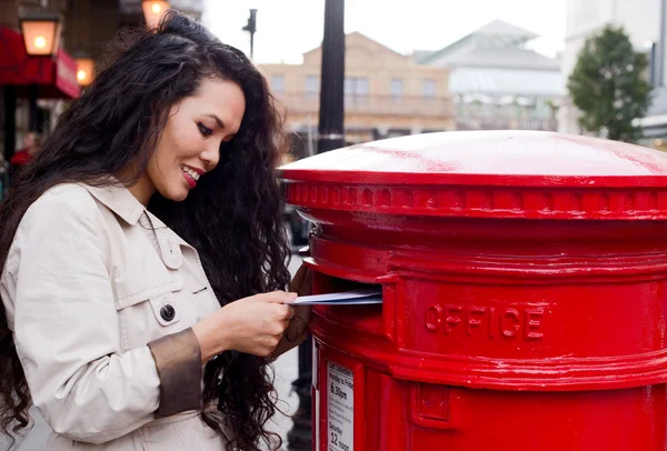 Posting letters — Stock Photo, Image