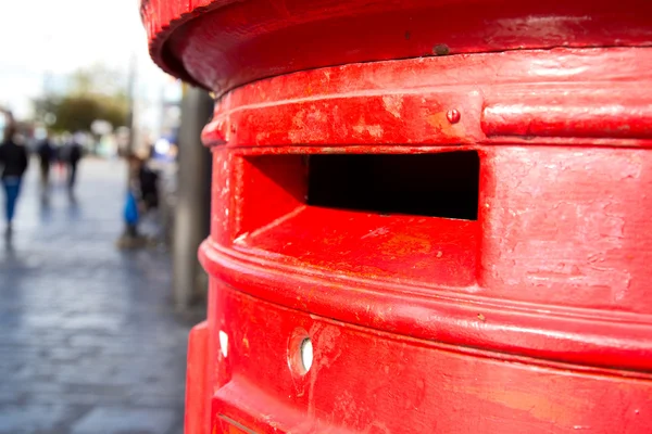 Londýnské letterbox — Stock fotografie