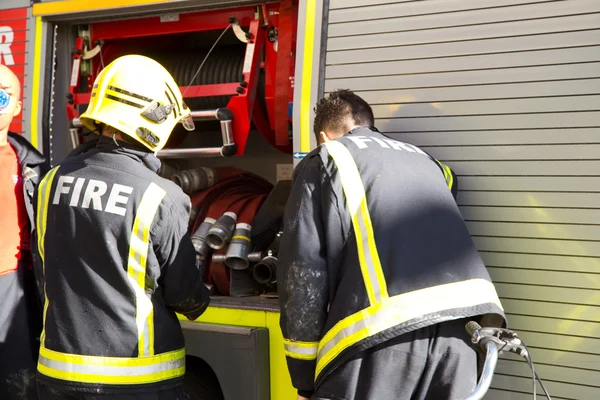 Fireman at work — Stock Photo, Image