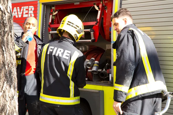 Fireman at work — Stock Photo, Image