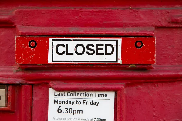 Closed letter box. — Stock Photo, Image