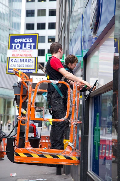 Window cleaners — Stock Photo, Image