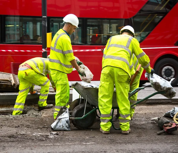 Travaux routiers. — Photo