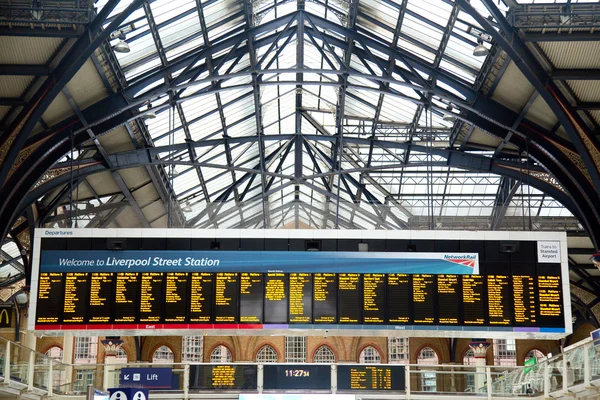 Liverpool Street Station. — Stockfoto