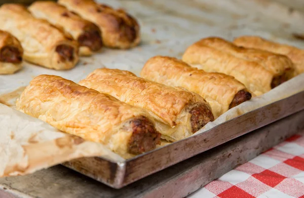 Sausage rolls — Stock Photo, Image