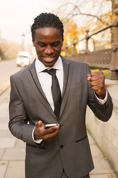 Angry businessman — Stock Photo, Image