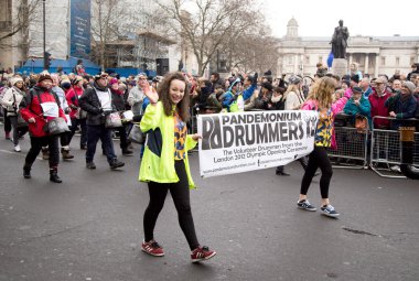 Yeni yıl günü yürüyüşü, Londra, 2015