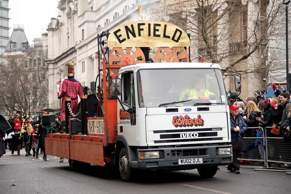 Desfile do dia de anos novos, Londres, 2015 — Fotografia de Stock