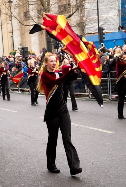 Nyårs dag parade, london, 2015 — Stockfoto