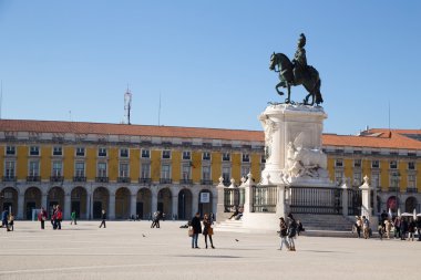 Praça yapmak comercio - Lizbon.