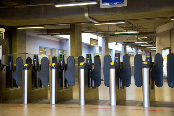 Oyster card gates