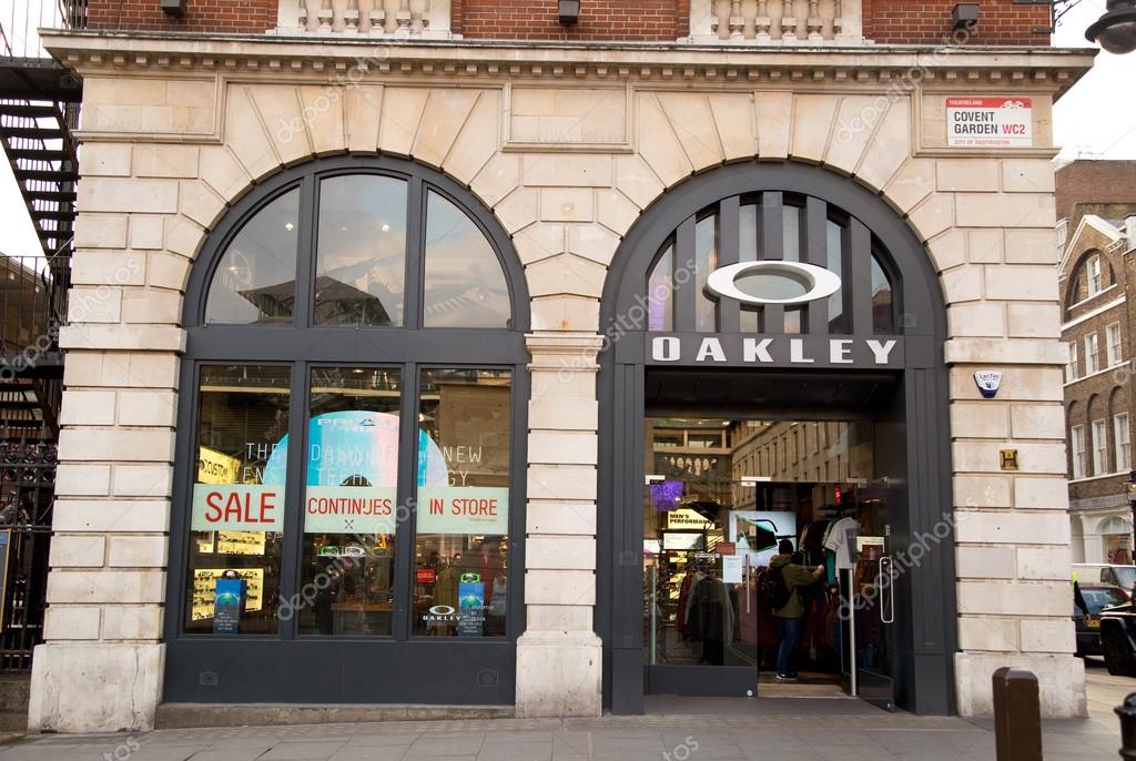 LONDON - JANUARY 22nd: The oakley store on January the 22nd, 2015, in London, England, UK. Oakley is an international clothing retailer.