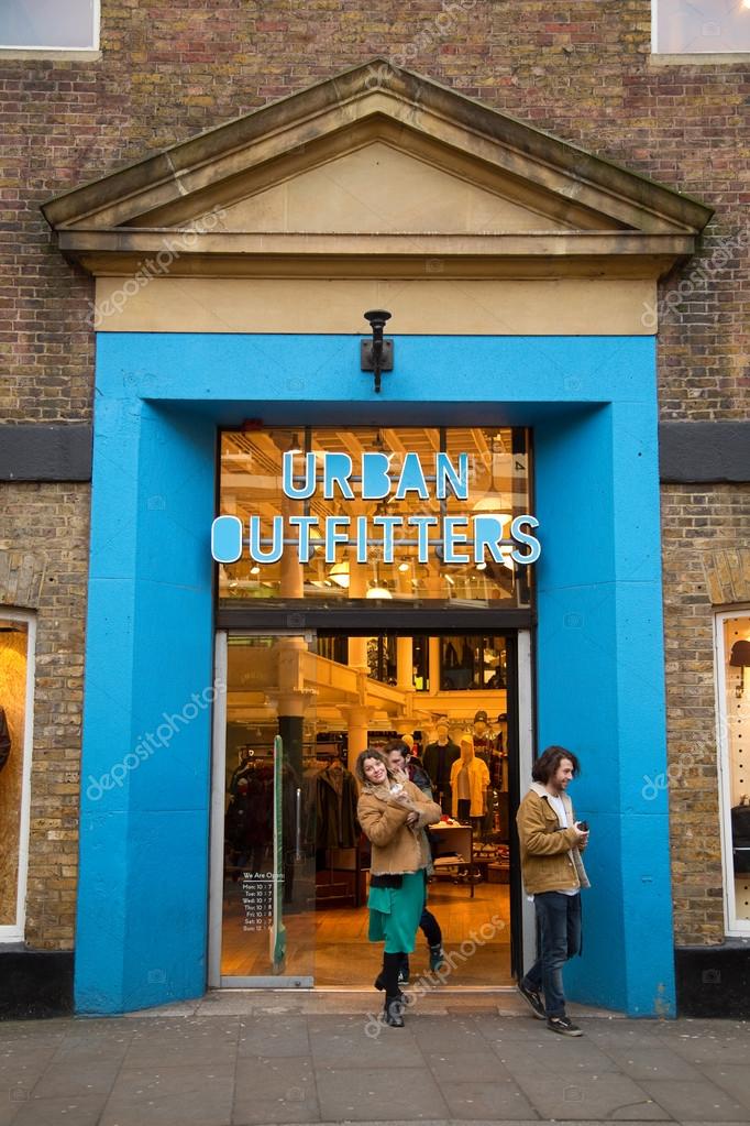 LONDON - JANUARY 22nd: The exterior of Urban outfitters on January the 22nd, 2015, in London, England, UK. Urban outfitters is a popular clothing store.