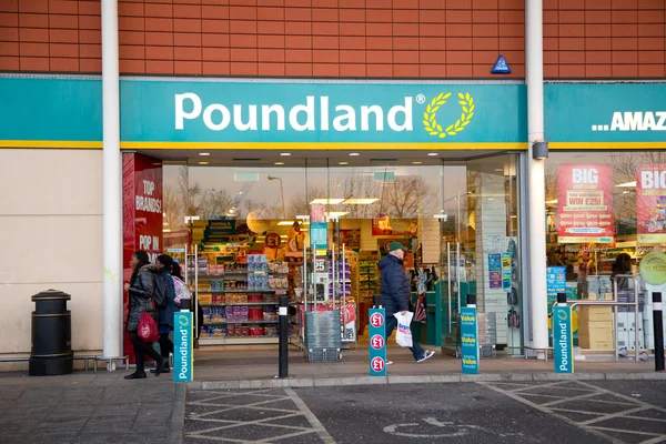 Poundland — 图库照片
