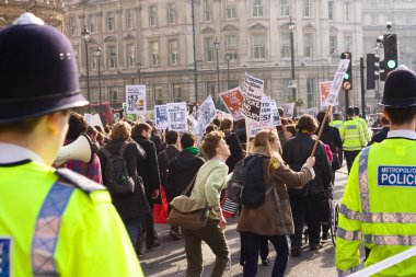 Öğrenci protesto