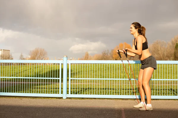 Mujer Fitness — Foto de Stock