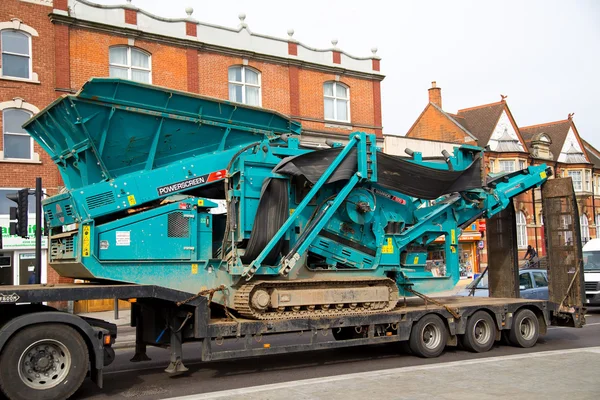 Rock verpletterende machine — Stockfoto