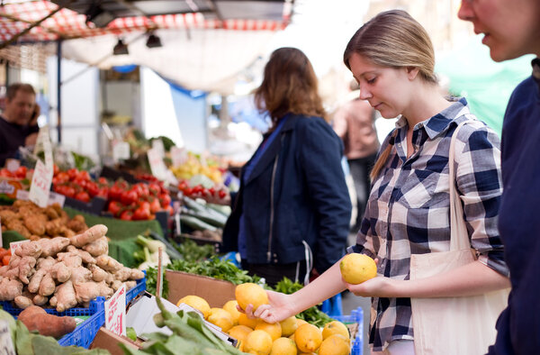 woman at the market