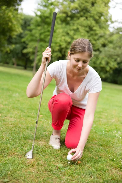 Playing golf — Stock Photo, Image