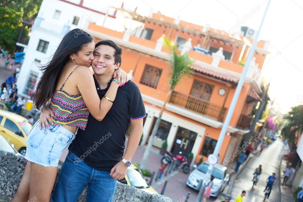 Couple in Cartagena