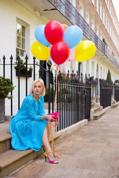 Kadın balonları — Stok fotoğraf
