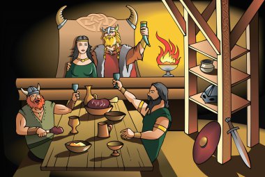 Vikings feast