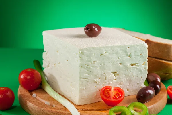 Bílá feta sýr — Stock fotografie