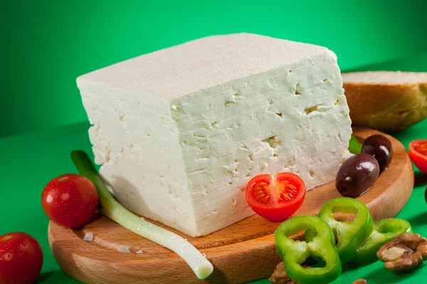 Bílá feta sýr — Stock fotografie