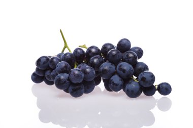 taze üzüm küme üzerinde beyaz su damlaları ile