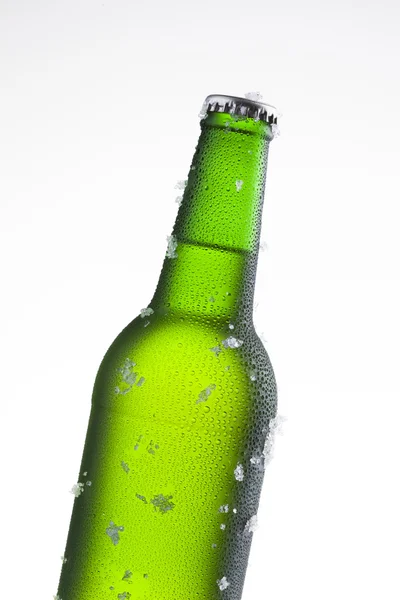Öl flaska på vit — Stockfoto
