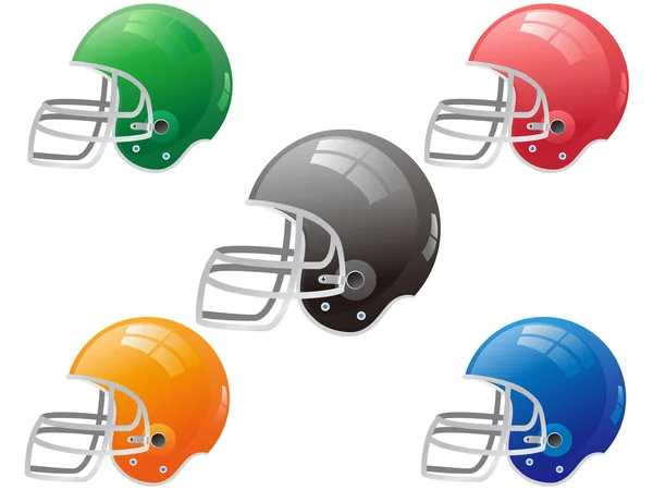 American football helmet — Stock Vector