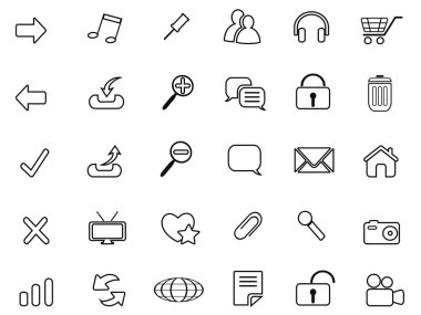 Web anahat Icons set