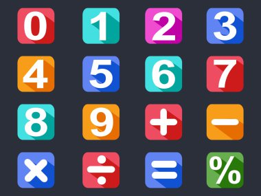 numaraları Icons set